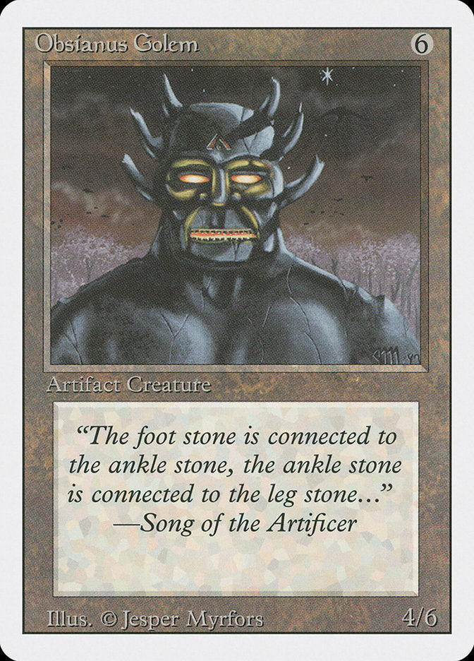 Obsianus Golem [Revised Edition] | Gate City Games LLC