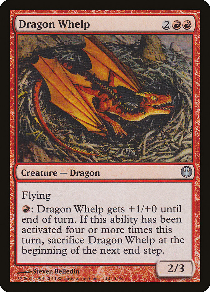 Dragon Whelp [Duel Decks: Knights vs. Dragons] | Gate City Games LLC