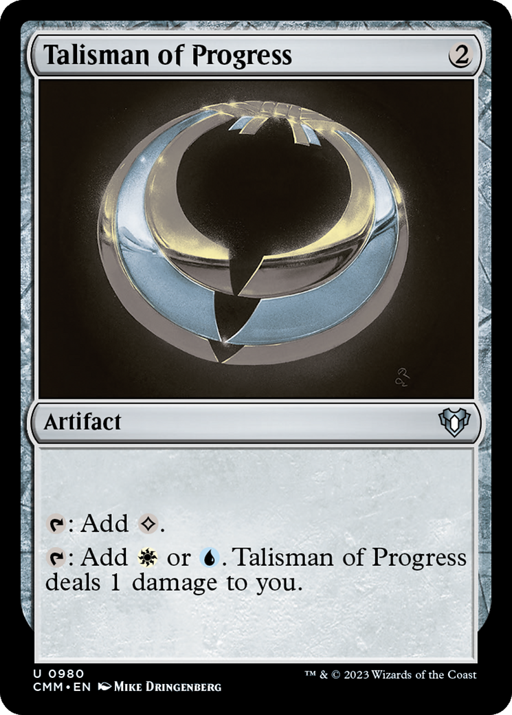 Talisman of Progress [Commander Masters] | Gate City Games LLC