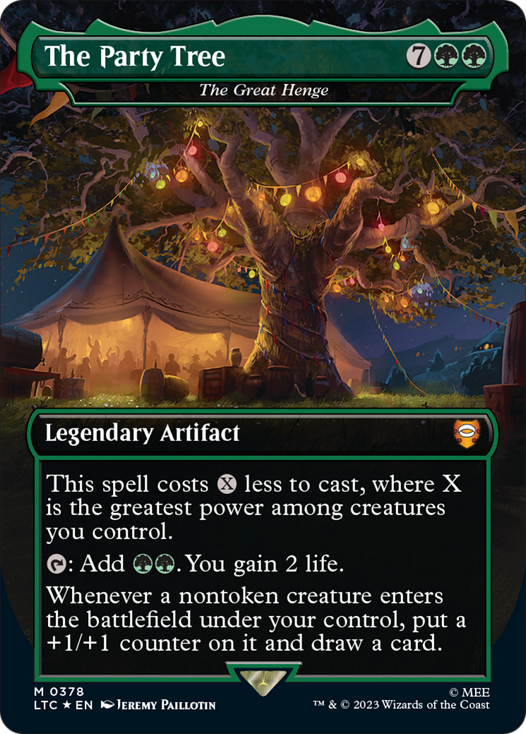 The Party Tree - The Great Henge (Surge Foil Realms and Relics) [The Lord of the Rings: Tales of Middle-Earth Commander] | Gate City Games LLC