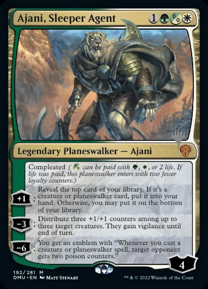 Ajani, Sleeper Agent (Promo Pack) [Dominaria United Promos] | Gate City Games LLC