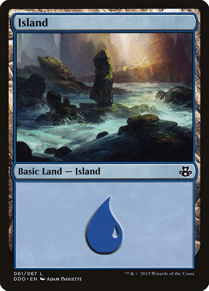 Island (61) [Duel Decks: Elspeth vs. Kiora] | Gate City Games LLC