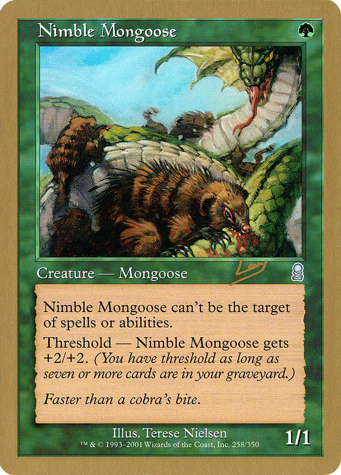 Nimble Mongoose (Raphael Levy) [World Championship Decks 2002] | Gate City Games LLC