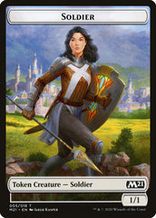 Construct // Soldier Double-Sided Token [Core Set 2021 Tokens] | Gate City Games LLC