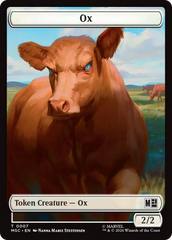 Ox (007) // Construct (014) Double-Sided Token [Marvel Super Heroes Commander Tokens] | Gate City Games LLC