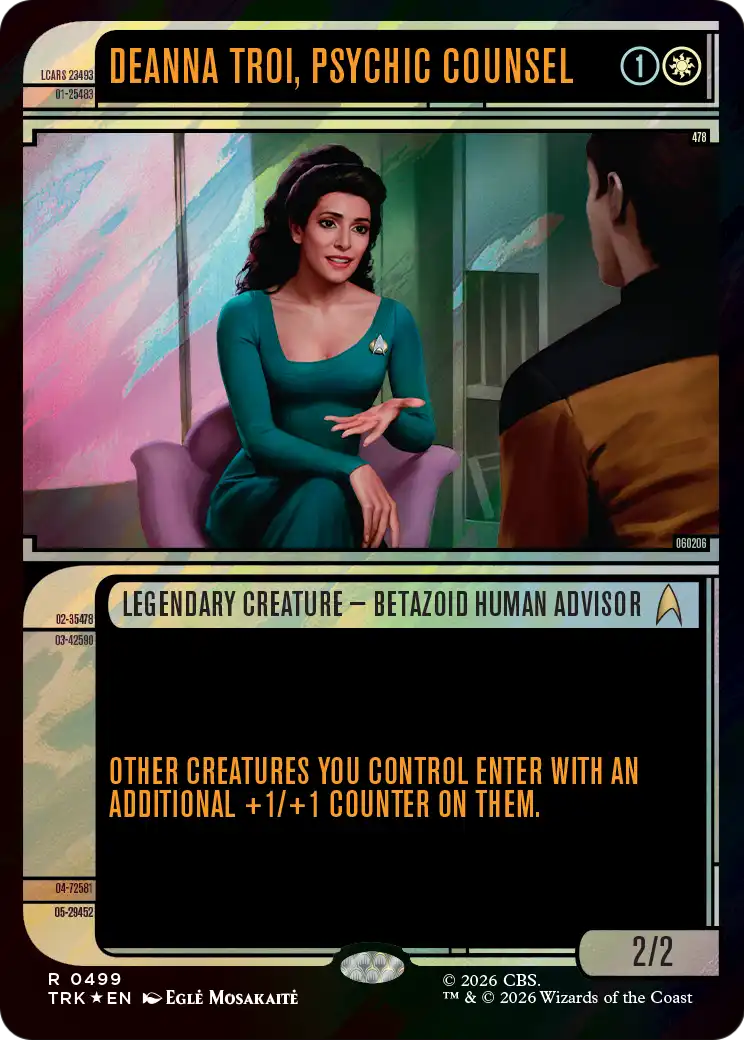 Deanna Troi, Psychic Counsel (Showcase) (Surge Foil) [Star Trek] | Gate City Games LLC