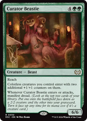 Curator Beastie (Extended Art) [Duskmourn: House of Horror Commander] | Gate City Games LLC