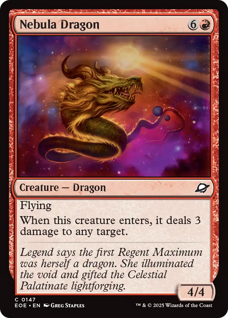 Nebula Dragon [Edge of Eternities] | Gate City Games LLC