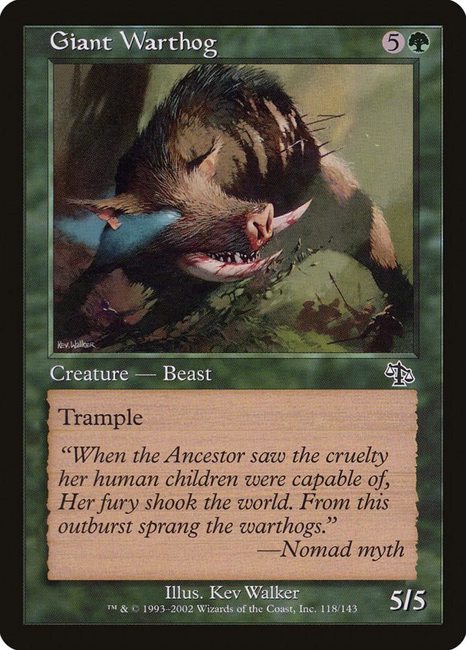 Giant Warthog [Judgment] | Gate City Games LLC