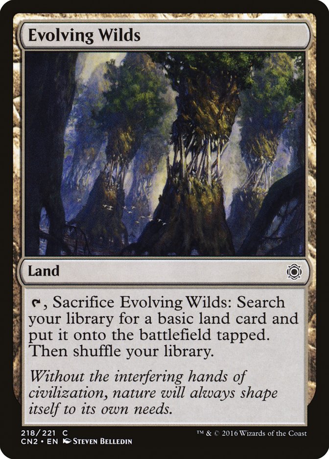 Evolving Wilds [Conspiracy: Take the Crown] | Gate City Games LLC