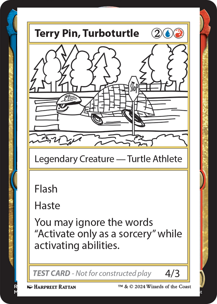 Terry Pin, Turboturtle [Mystery Booster 2 Playtest Cards] | Gate City Games LLC