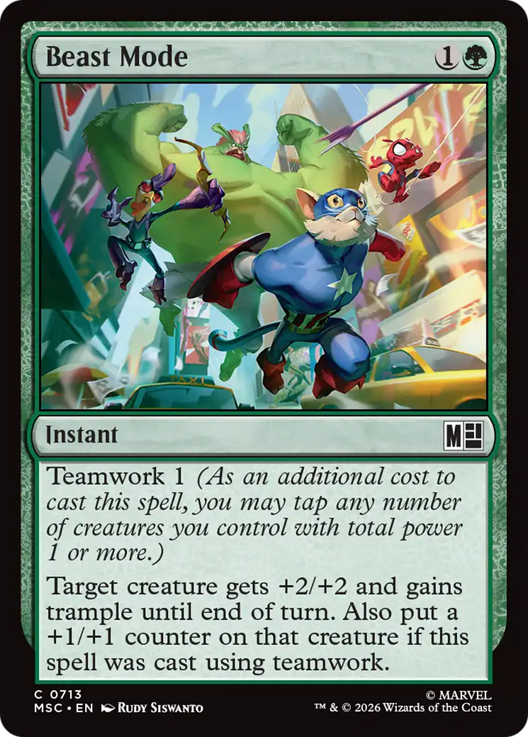 Beast Mode [Marvel Super Heroes Commander] | Gate City Games LLC