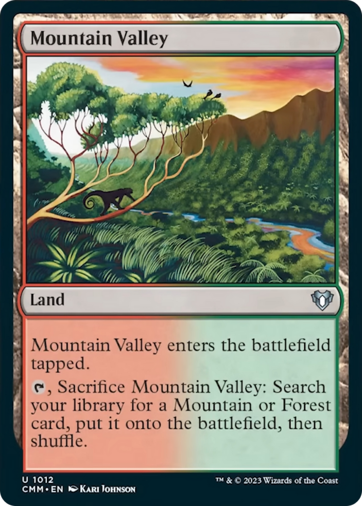 Mountain Valley [Commander Masters] | Gate City Games LLC