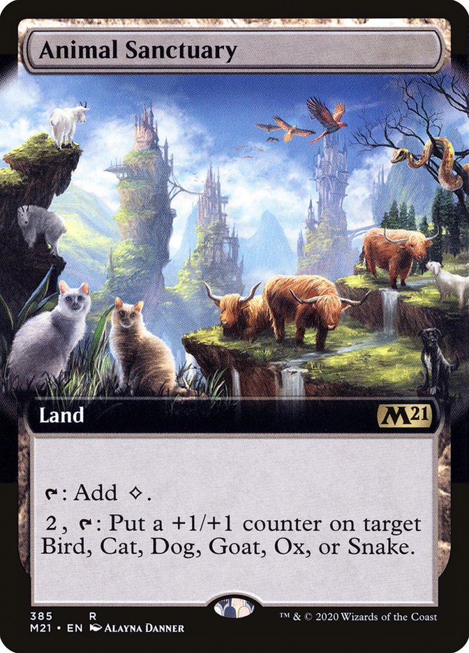 Animal Sanctuary (Extended Art) [Core Set 2021] | Gate City Games LLC