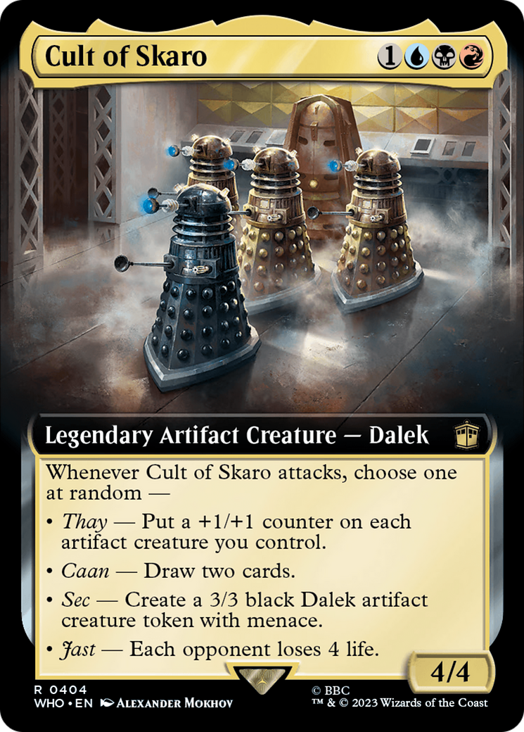 Cult of Skaro (Extended Art) [Doctor Who] | Gate City Games LLC