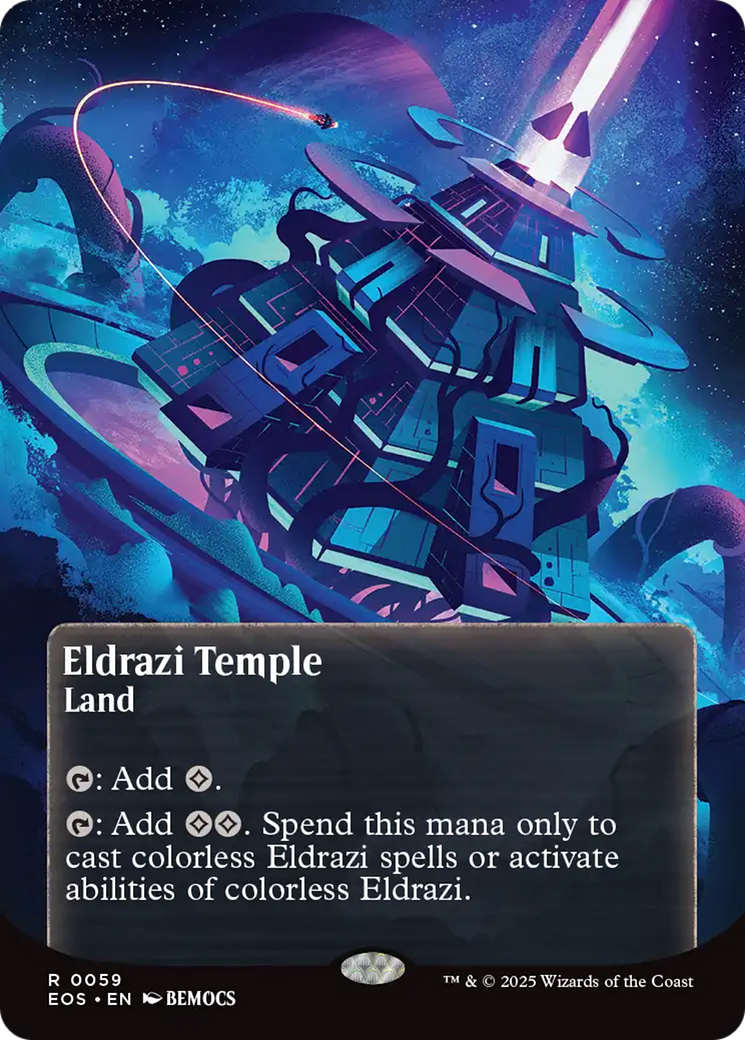 Eldrazi Temple (0059) (Borderless) [Edge of Eternities: Stellar Sights] | Gate City Games LLC