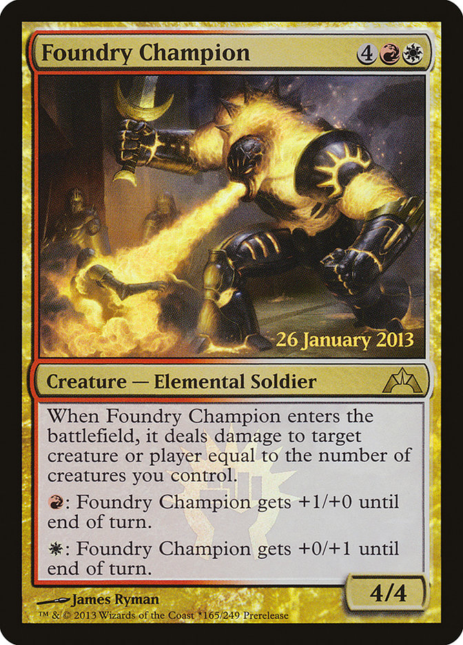 Foundry Champion [Gatecrash Prerelease Promos] | Gate City Games LLC