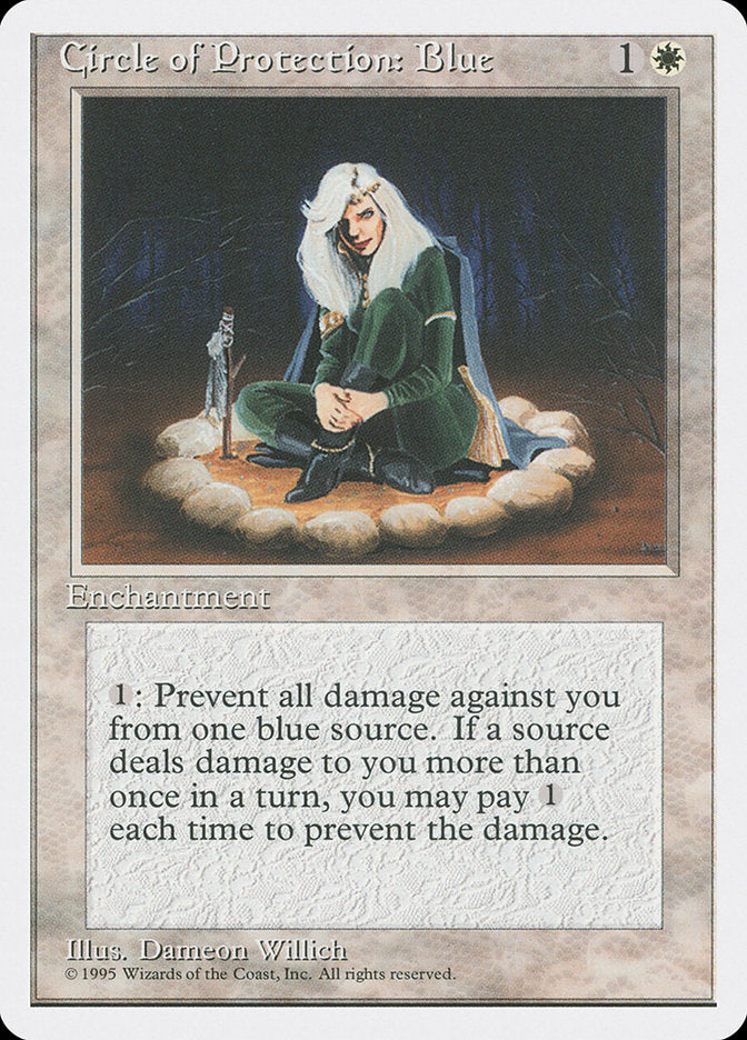 Circle of Protection: Blue [Fourth Edition] | Gate City Games LLC