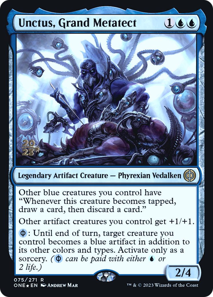 Unctus, Grand Metatect [Phyrexia: All Will Be One Prerelease Promos] | Gate City Games LLC
