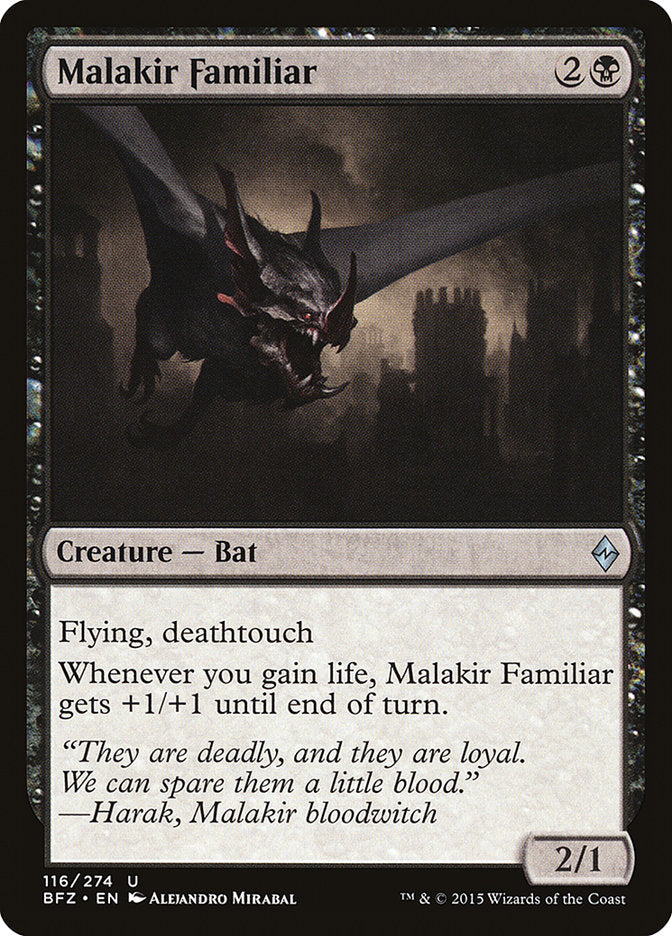 Malakir Familiar [Battle for Zendikar] | Gate City Games LLC
