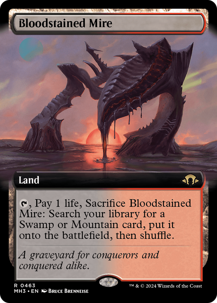 Bloodstained Mire (Extended Art) [Modern Horizons 3] | Gate City Games LLC