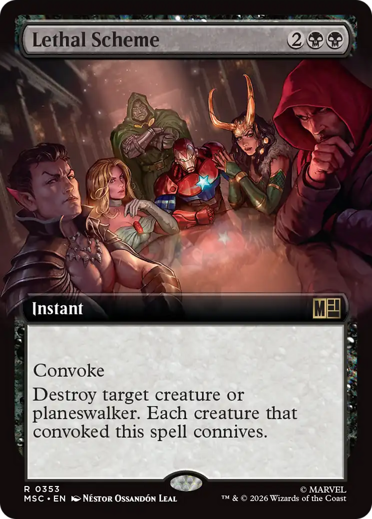 Lethal Scheme (Extended Art) [Marvel Super Heroes Commander] | Gate City Games LLC