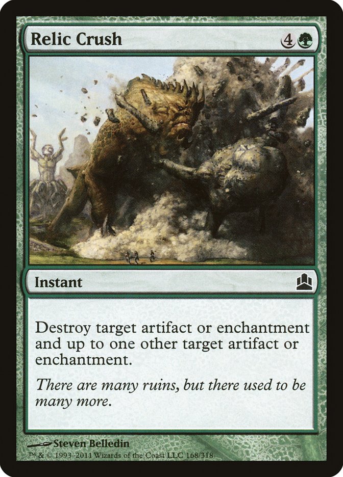 Relic Crush [Commander 2011] | Gate City Games LLC
