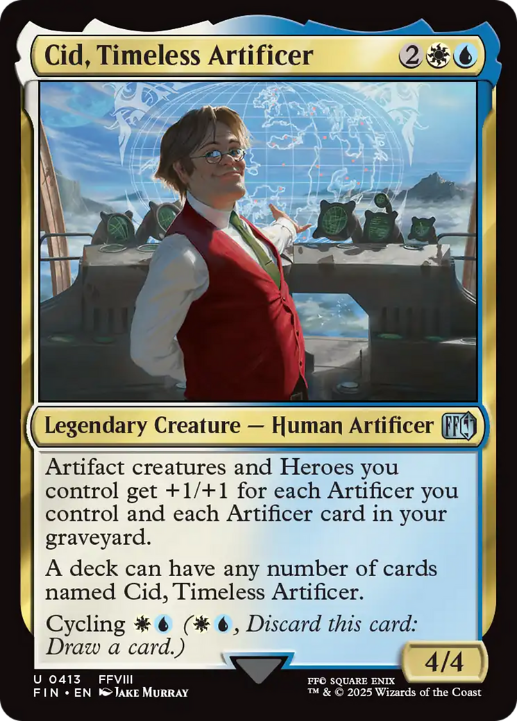 Cid, Timeless Artificer (0413) [FINAL FANTASY] | Gate City Games LLC