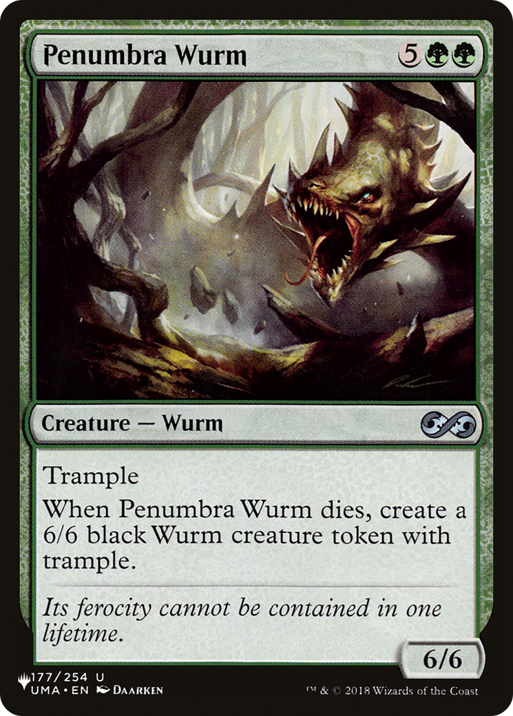 Penumbra Wurm [The List Reprints] | Gate City Games LLC