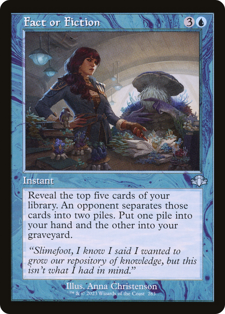 Fact or Fiction (Retro) [Dominaria Remastered] | Gate City Games LLC