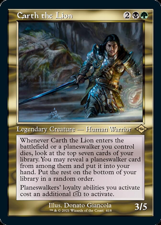 Carth the Lion (Retro) [Modern Horizons 2] | Gate City Games LLC