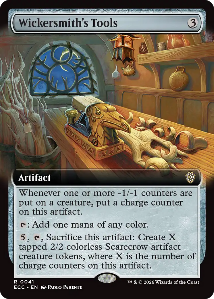Wickersmith's Tools (Extended Art) [Lorwyn Eclipsed Commander] | Gate City Games LLC