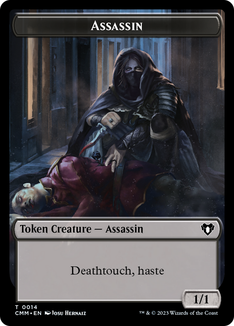 Assassin Token [Commander Masters Tokens] | Gate City Games LLC