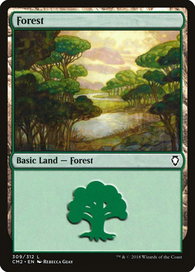 Forest (309) [Commander Anthology Volume II] | Gate City Games LLC