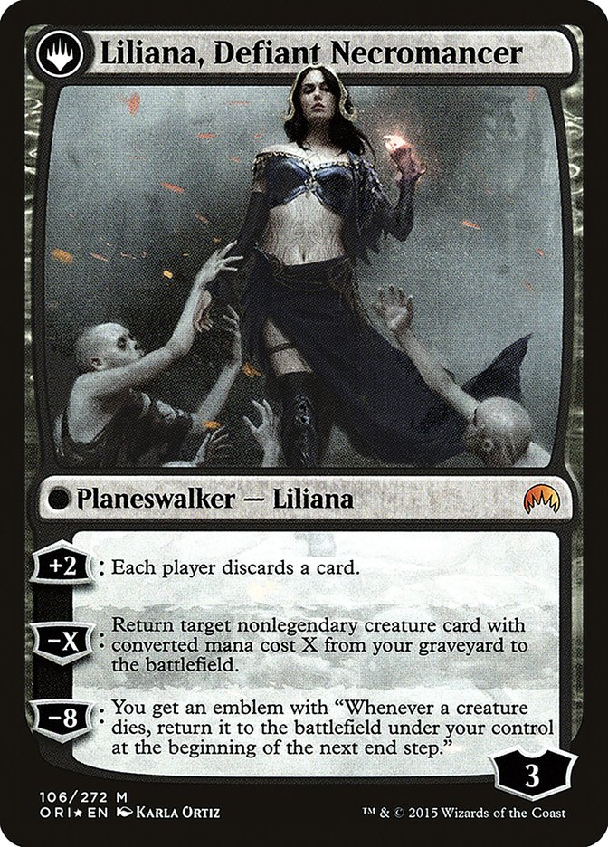Liliana, Heretical Healer // Liliana, Defiant Necromancer [Magic Origins Prerelease Promos] | Gate City Games LLC
