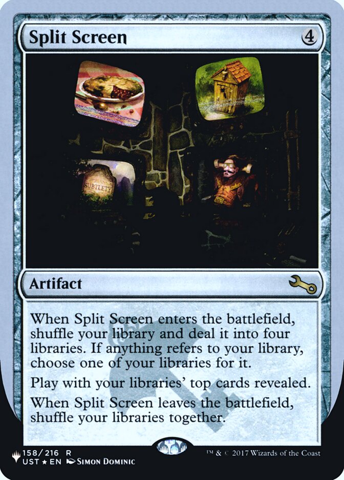 Split Screen (Unfinity Foil Edition) [The List] | Gate City Games LLC