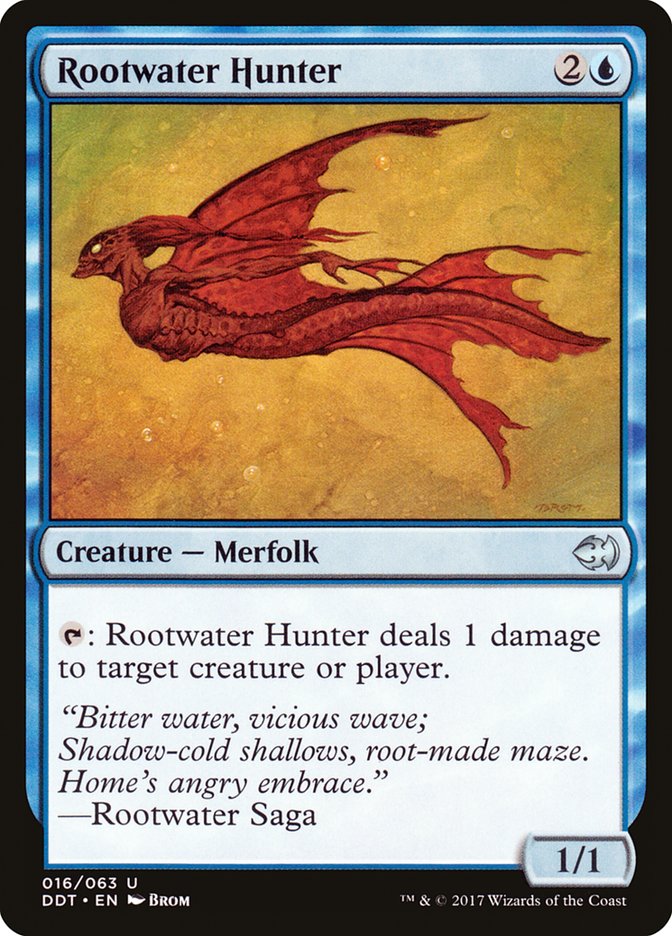 Rootwater Hunter [Duel Decks: Merfolk vs. Goblins] | Gate City Games LLC