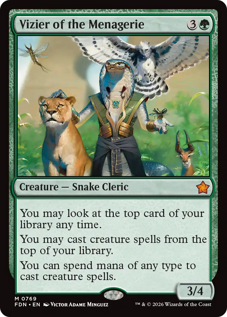 Vizier of the Menagerie (0769) [Foundations] | Gate City Games LLC