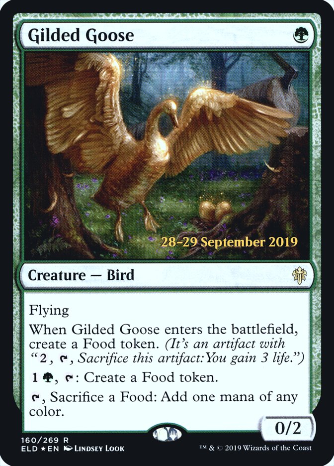 Gilded Goose [Throne of Eldraine Prerelease Promos] | Gate City Games LLC