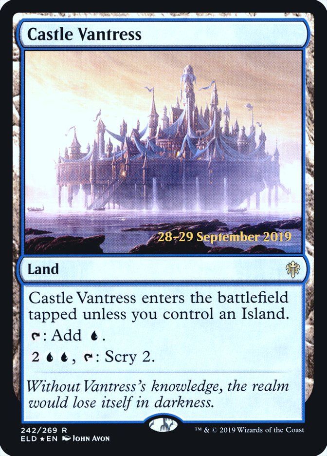 Castle Vantress [Throne of Eldraine Prerelease Promos] | Gate City Games LLC