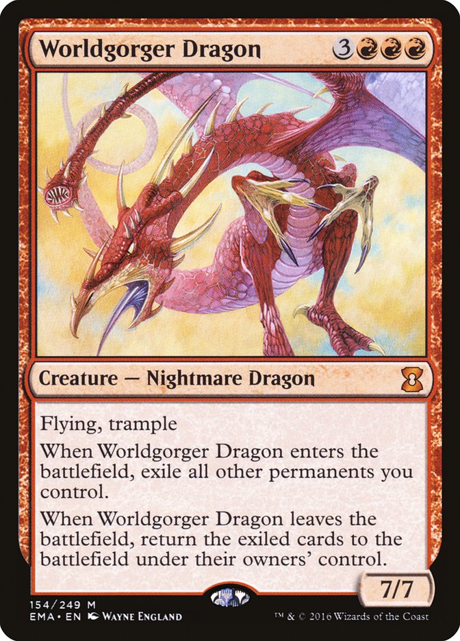 Worldgorger Dragon [Eternal Masters] | Gate City Games LLC
