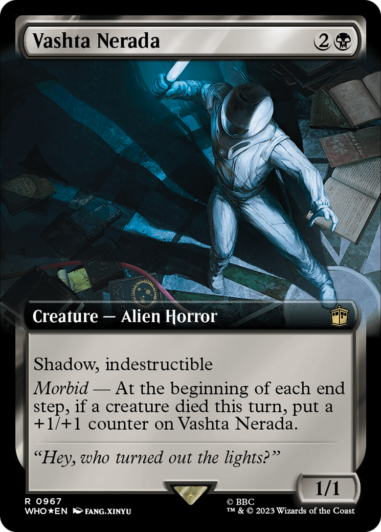 Vashta Nerada (Extended Art) (Surge Foil) [Doctor Who] | Gate City Games LLC