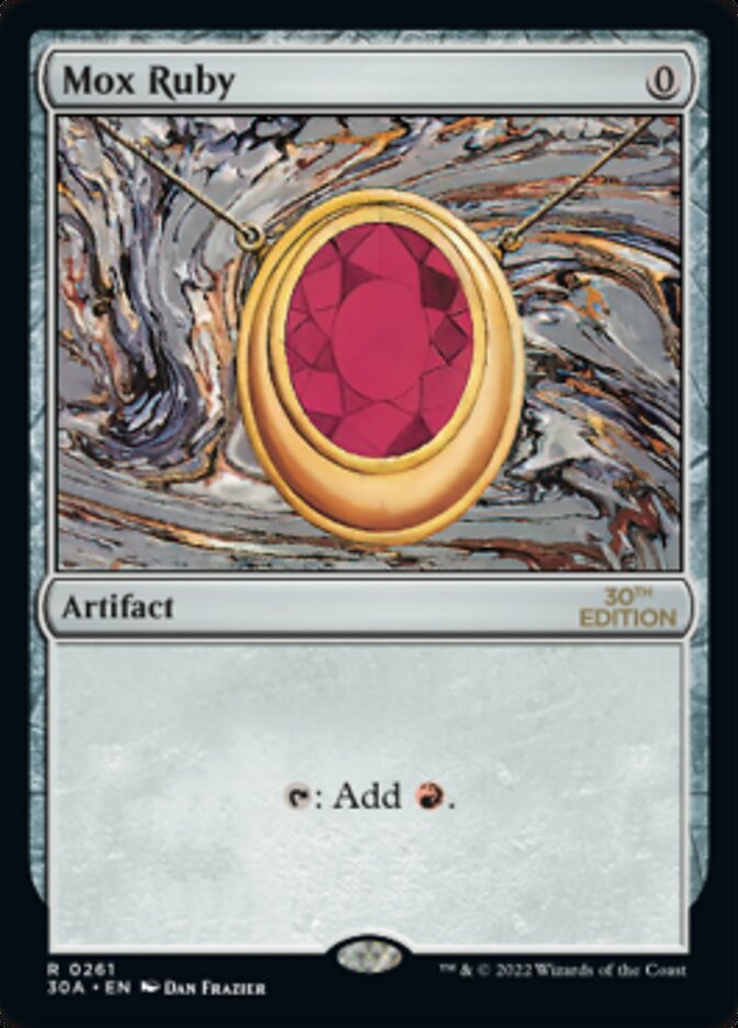 Mox Ruby [30th Anniversary Edition] | Gate City Games LLC