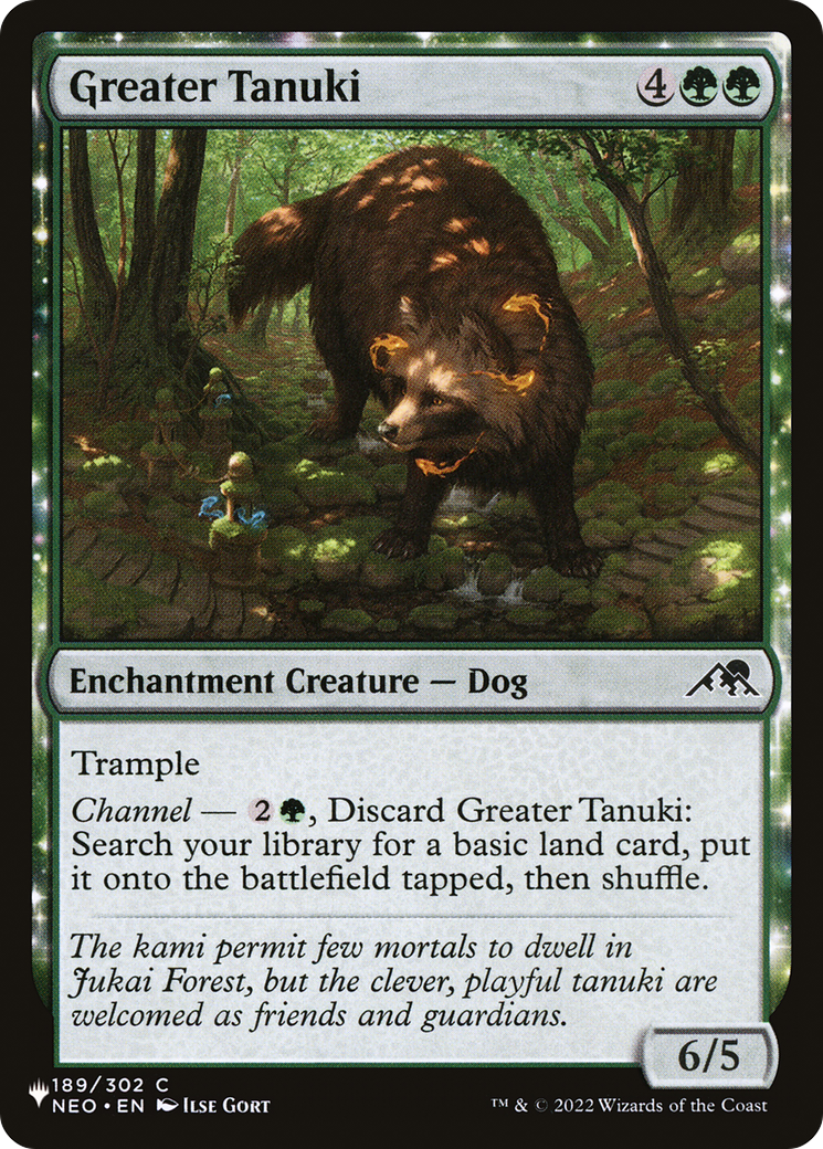 Greater Tanuki [The List] | Gate City Games LLC