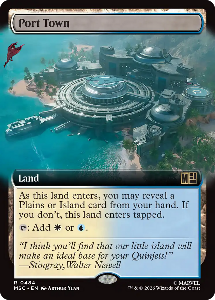 Port Town (Extended Art) [Marvel Super Heroes Commander] | Gate City Games LLC