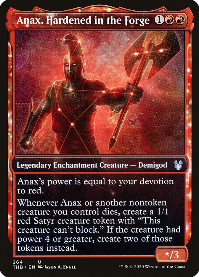 Anax, Hardened in the Forge (Showcase) [Theros Beyond Death] | Gate City Games LLC