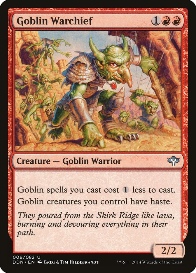 Goblin Warchief [Duel Decks: Speed vs. Cunning] | Gate City Games LLC