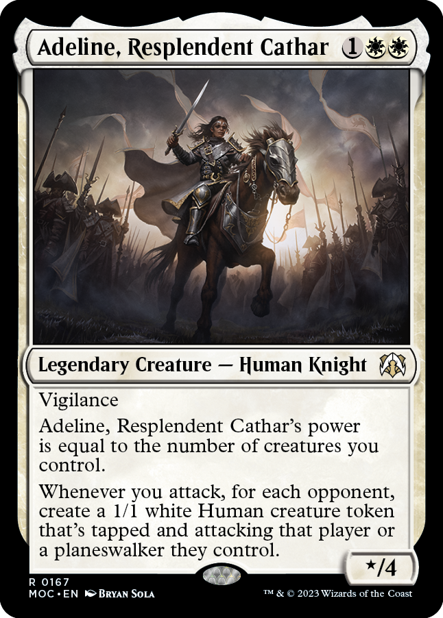 Adeline, Resplendent Cathar [March of the Machine Commander] | Gate City Games LLC