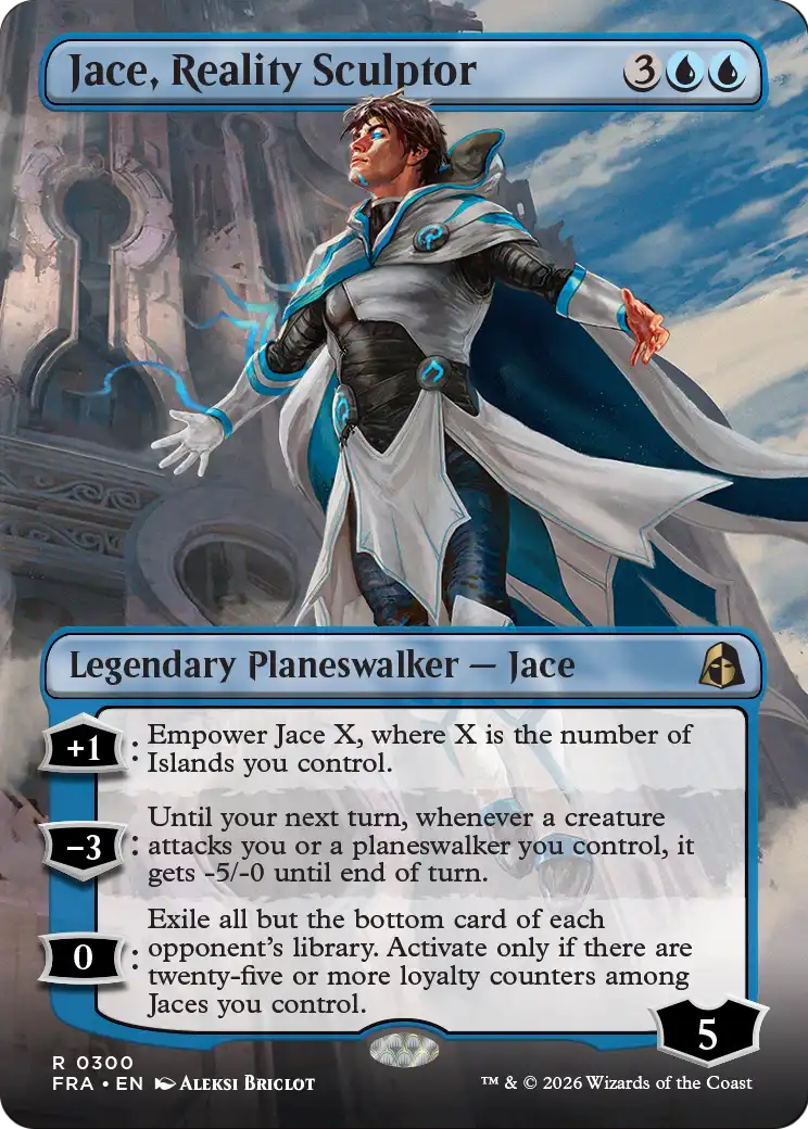 Jace, Reality Sculptor (Borderless) [Reality Fracture] | Gate City Games LLC