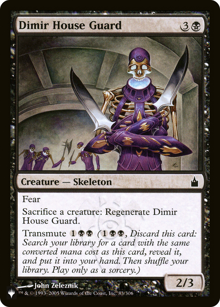 Dimir House Guard [The List Reprints] | Gate City Games LLC